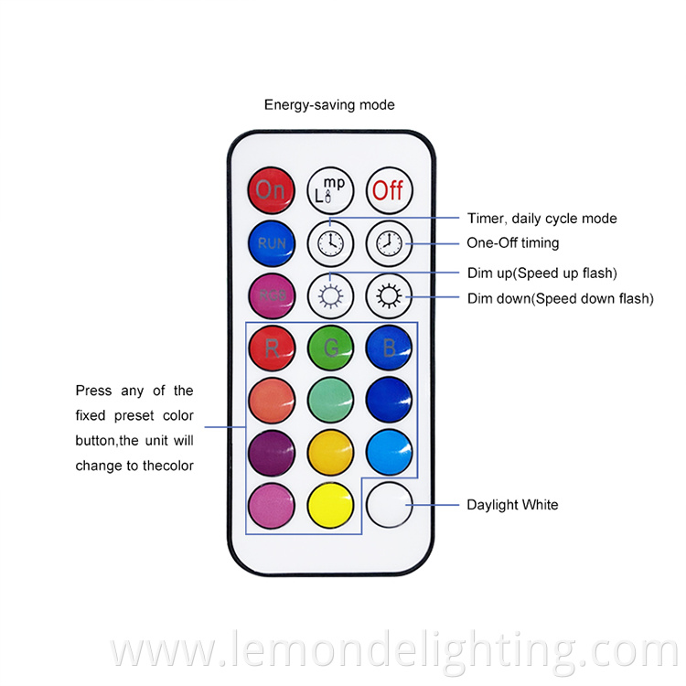 rgb bulb with remote